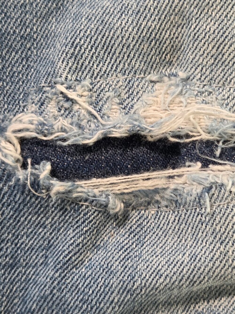Replay Bronny Super Slim Fit Distressed Jeans Mens 36x32 Light Wash Stretch - Picture 4 of 12